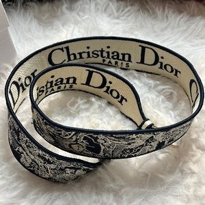 Authentic Christian Dior guitar strap